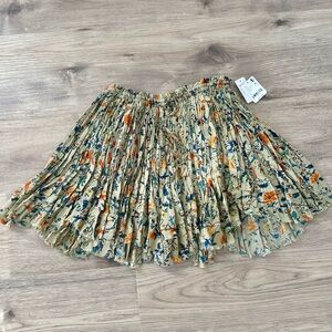 Free People OneFloral Mini Skirt size L